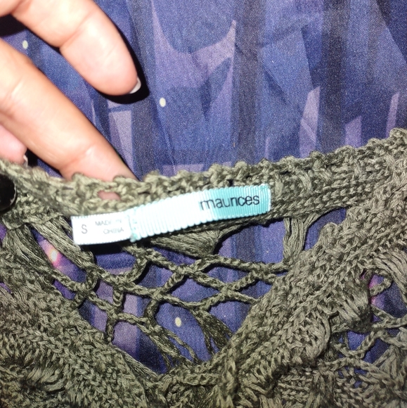 Grunge Goth Fairy Crochet Top - Picture 5 of 13